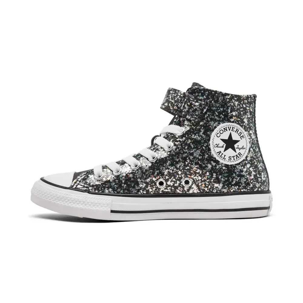 NIB Converse CTAS Glitter Easy-On High Top Kids Shoes Size 3 NWT